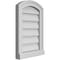 Ekena Millwork Arch Top Surface Mount PVC Gable Vent: Functional, w/ 2"W x 2"P Brickmould Sill Frame, 14"W x 20"H GVPAR14X2003SF - alternate 4